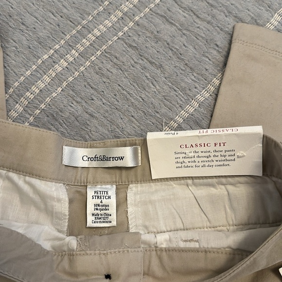 Croft&Barrow Classic Slimming pant - Picture 3 of 5